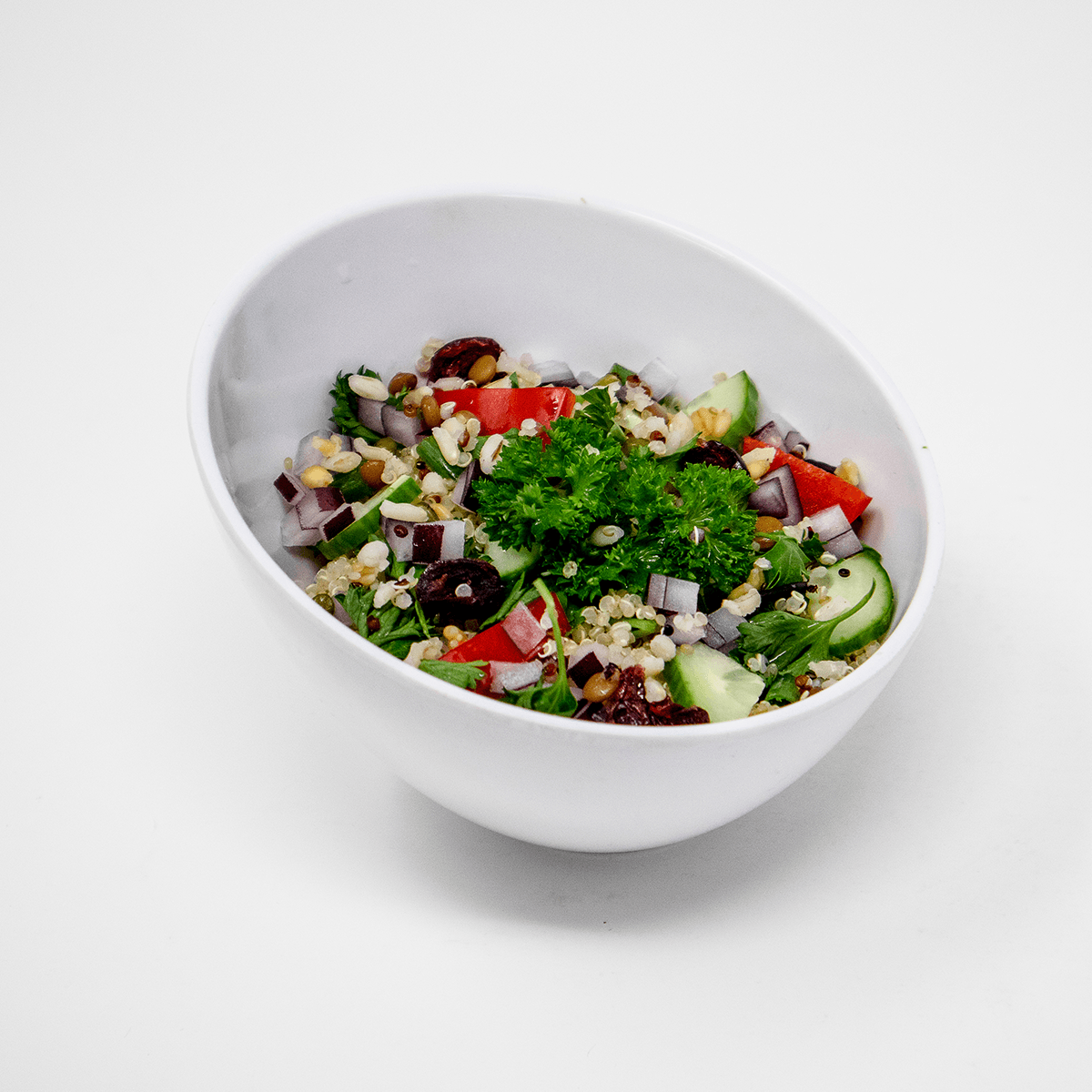 Tabbouleh Salad With Lemon Herb Dressing