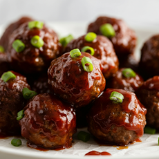 BBQ Beef Meatballs 