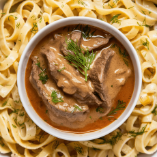 Beef Stroganoff 