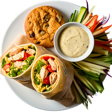 Chicken Salad Wrap Lunch Box 