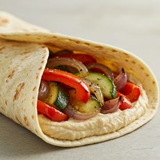 Mediterranean Veg & Hummus Wrap 