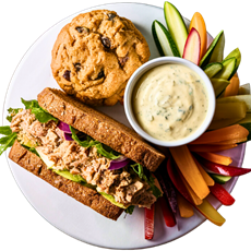 Tuna Salad Sandwich Lunch Box 