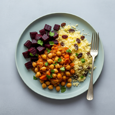 Vegan Moroccan Chickpea Bowl 